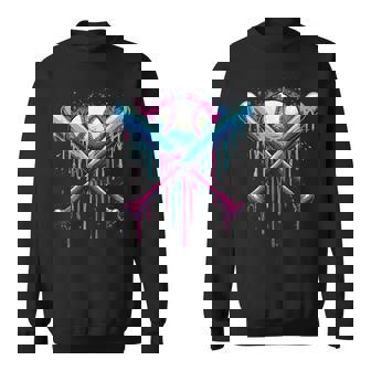 Baseball Bat Drip Graphic Sweatshirt | Mazezy