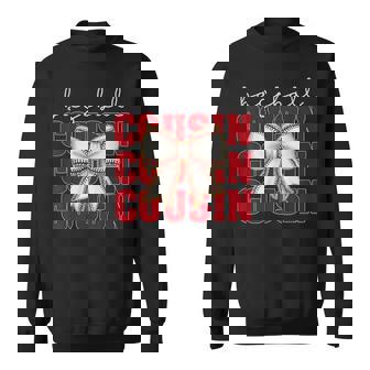 Baseball Cousin Coquette Bow Sport Lover Vintage Sweatshirt | Seseable UK