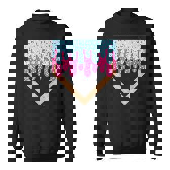 Baseball Drip Boys Home Plate Ice Cream Sport Players & Fans Sweatshirt | Mazezy