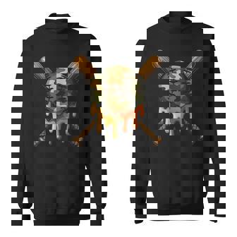 Baseball Drip Camo Baseball Bats Boys Sports Cool Game Day Sweatshirt - Thegiftio UK
