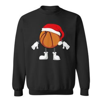 Basketball Christmas Santa Basketball Santa Sweatshirt - Geschenkecke