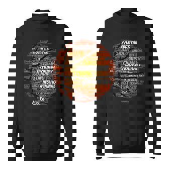 Basketball Motivational Words Basketball Terms Sweatshirt - Monsterry