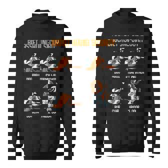Basset Hound Security Dog Owner Animal Saying Sweatshirt - Monsterry