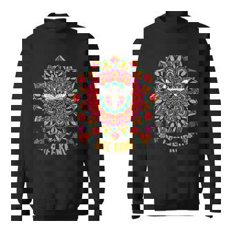 Bee Kind Spread Kindness Positivity Happiness Flower Mandala Sweatshirt - Monsterry
