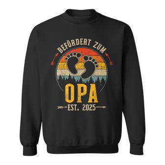 Befördert Zum Opa 2025Intage Retro Sweatshirt - Geschenkecke