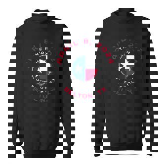 Belton Texas Solar Eclipse Totality April 8 2024 TX Flag Sweatshirt - Monsterry