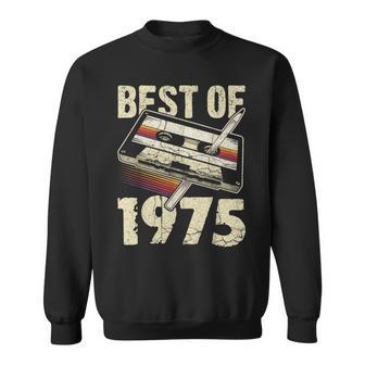 Best Of 1975 Audio Cassette 49Th Birthday 49 Years Old Sweatshirt - Geschenkecke