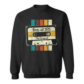 Best Of 1975 Retro Mixtape Cassette 49Th Birthday Sweatshirt - Geschenkecke