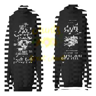 The Best Aunts Get Promoted To Great Aunt New Great Aunt Sweatshirt - Monsterry