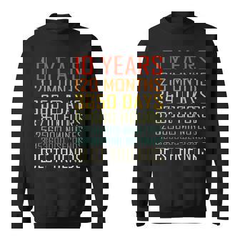 Best Friends Vintage 10 Years Friendship Anniversary Sweatshirt - Monsterry