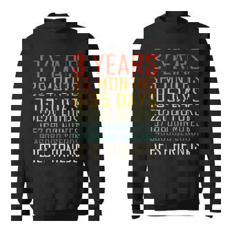 Best Friends Vintage 3 Years Friendship Anniversary Sweatshirt - Monsterry