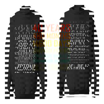 Best Friends Vintage 40 Years Friendship Anniversary Sweatshirt - Monsterry