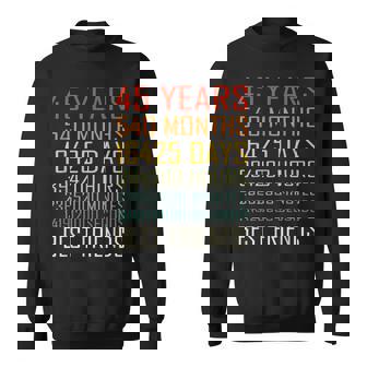 Best Friends Vintage 45 Years Friendship Anniversary Sweatshirt - Monsterry