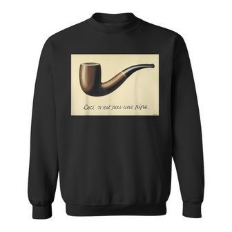 The Betrayal Of Images Of Famous Painting Sweatshirt - Geschenkecke