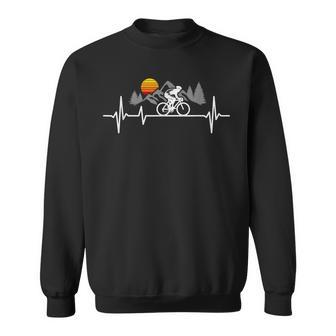 Bicycle Heartbeat Cyclist Road Bike Sweatshirt - Geschenkecke