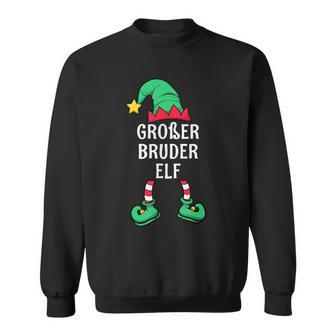 Big Brother Elf Partner Look Family Outfit Christmas Sweatshirt - Geschenkecke