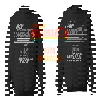 Bigfoot Lives In Boyd Nebraska Sweatshirt - Monsterry