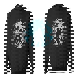 Bigfoot Loch Ness Monster Ufo And Aliens Cryptid Sweatshirt - Thegiftio UK