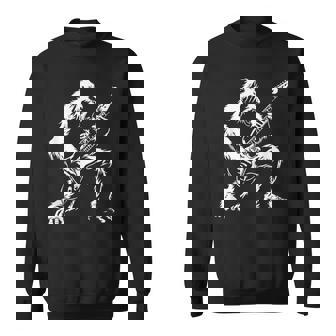 Bigfoot Playing Guitar Rock Music Band Sasquatch Sweatshirt | Seseable UK