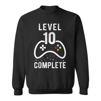 Birthday Boy 10 Years Gamer Level 10 Complete Sweatshirt - Geschenkecke