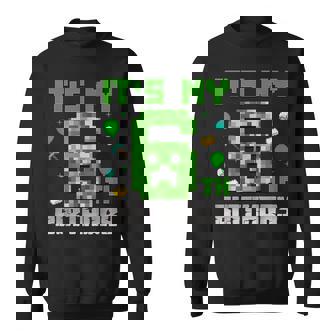 Birthday Boy It's My 6Th Birthday Video Game Pixel Sweatshirt | Seseable UK
