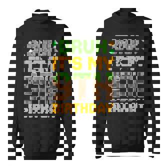 Birthday Boy It's My 9Th Birthday Video Game Pixel Sweatshirt - Thegiftio UK