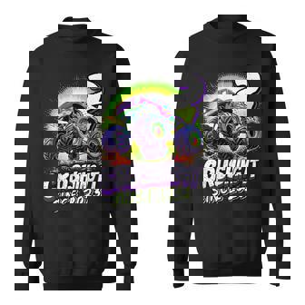 Birthday Monster Truck 2 Year Old Boys 2Nd Party Born 2023 Sweatshirt - Monsterry
