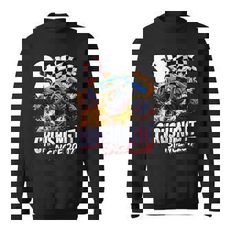 Birthday Monster Truck 8 Year Old Boys 8Th Party Born 2017 Sweatshirt - Monsterry