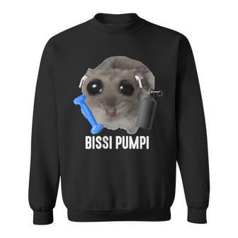 Bissi Pumpi X Sad Hamster Meme Fitness Gym Sports Training Sweatshirt - Geschenkecke