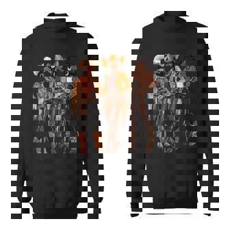 Black African American Cowgirl Western Country Texas Rodeo Sweatshirt | Mazezy