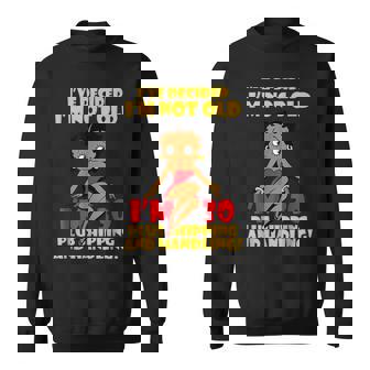 Black Betty Birthday Boop Motivational Sweatshirt - Thegiftio UK