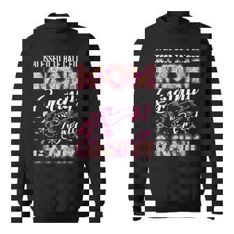 Blessed To Be Called Mom Granny And Great Granny Sweatshirt - Monsterry