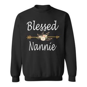 Blessed Nannie Sweatshirt - Thegiftio UK