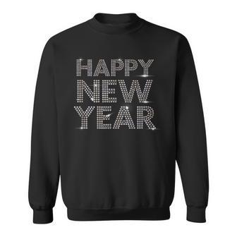 Bling Happy New Year New Year's Eve Sweatshirt - Geschenkecke