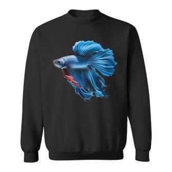 Blue Betta Fish And Siamese Betta Fish Tank Owner Sweatshirt - Geschenkecke