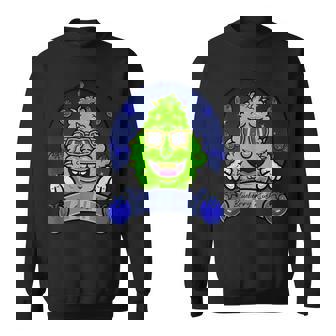 Blueberry Kush 420 Cannabis Culture Weed Strain Sweatshirt - Monsterry