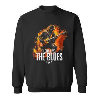 Blues Music Guitar For Guitaristsintage Sweatshirt - Geschenkecke