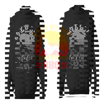Body By Bbq Vintage Meat Church Grilling Barbecue Sweatshirt | Mazezy