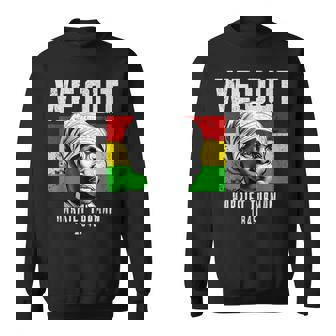Bold 'We Out' Harriet Tubman Black History Statement Sweatshirt - Monsterry