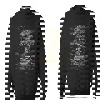 Bonsai Tree Japanese Culture Meditation Penjing Zen Sweatshirt - Monsterry