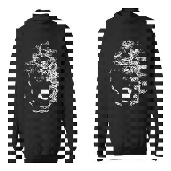 Bonsaïs Zen Yin Yang Amoureux Du Japon Adulte Noir Size S Personnalisé Arbre Bonsaï Yin Yang Kanji Sweater e - Cadeauxyz
