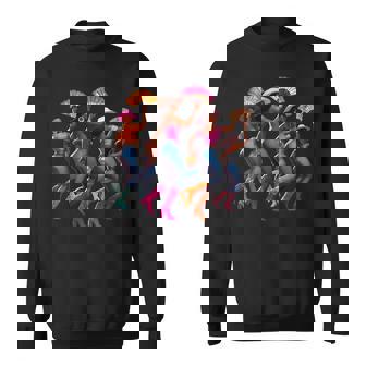 Boots On The Ground Dancing Cowgirl Boot Cowboy Western Sweatshirt | Seseable CA