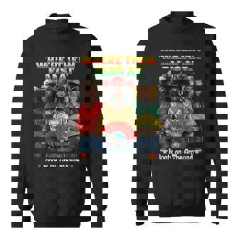 Boots On The Ground Junenth Cowgirl Where Them Fans At Sweatshirt | Mazezy