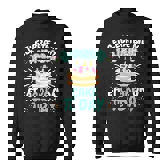 Born On Pi Day Birthday Eat Cake Sweatshirt - Monsterry