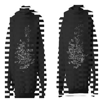 Bouddha Avec Des Fleurs Lotus Posture Gautama Bouddha Sweater e - Cadeauxyz