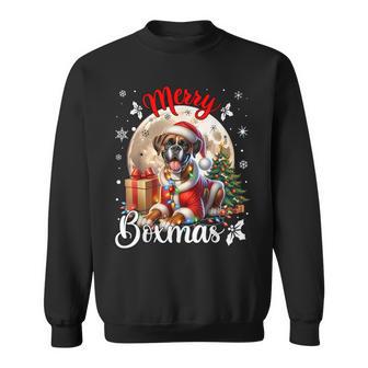 Boxer Dog Christmas Boxer Merry Boxmas Boxer Sweatshirt - Geschenkecke