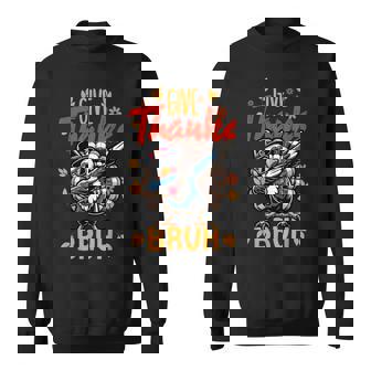 Boys Thanksgiving Bruh Give Thanks Bro Sweatshirt - Monsterry
