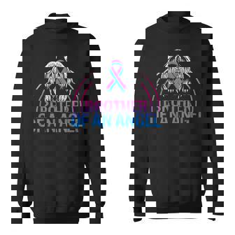 Brother Of An Angel Pregnancy Infant Sibling Loss Grief Kids Sweatshirt - Monsterry