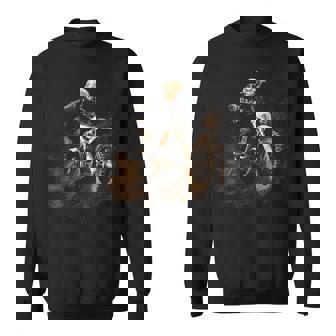 Brraaap Dirt Bike Motocross For Riders Trump Sweatshirt - Monsterry