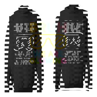 Bruh We Are Glowing In My Glowing Era Hello Summer Vacation Sweatshirt | Mazezy